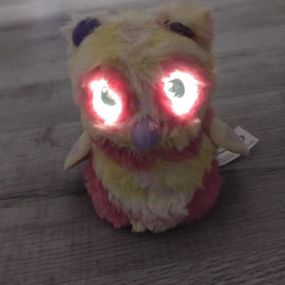 Hatchimal pink and yellow owl working condition